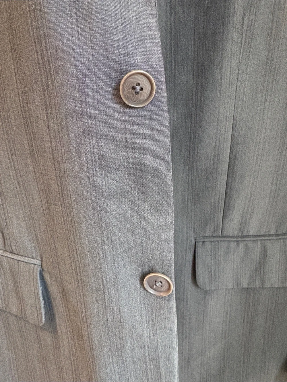 Calvin Klein made in Jordan Gray Pinstripe Sport Coat Blazer